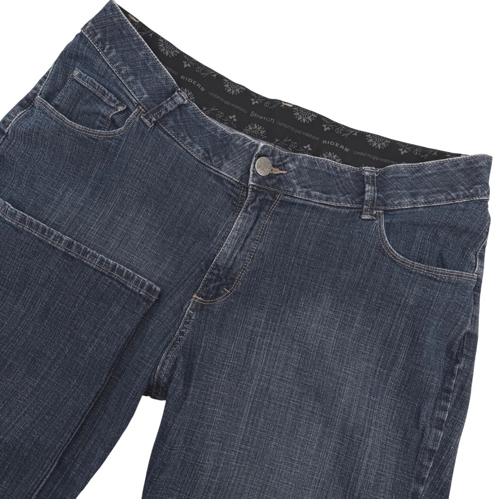 Riders by Lee Jeans Women 20W/P Blue Stretch Straight Leg Denim Casual 40x28
